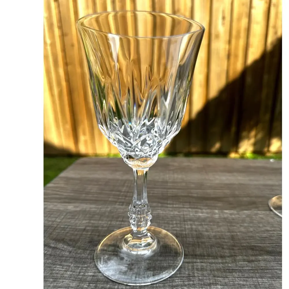 Capri Crystal Collection JMP Marketing Retired Crystal Wine Glasses-Italy-Set 9